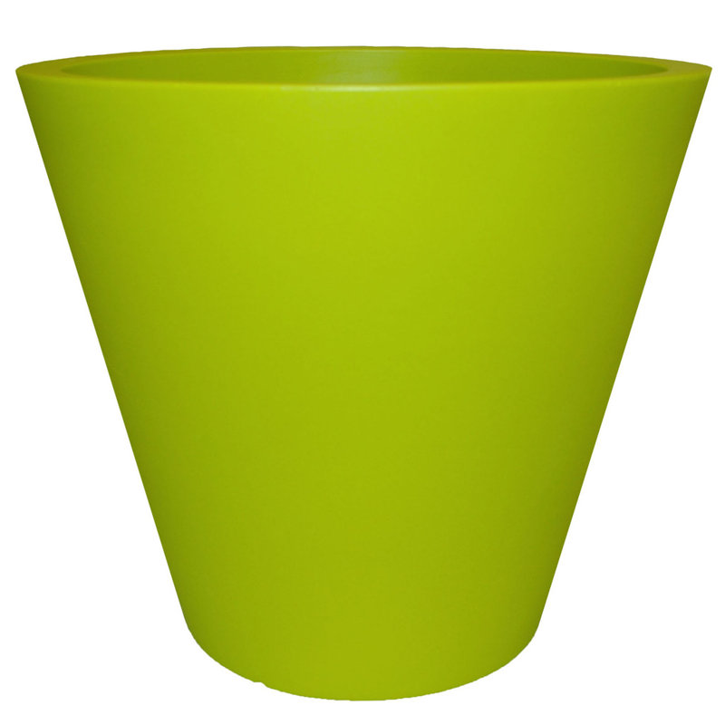 Pot à fleurs en plastique Bodmin, Espresso, H 24 po x l 12 po x P 12 po