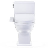 TOTO® WASHLET®+ Connelly® Two-Piece Elongated Dual Flush 1.28 and 0.9 GPF Toilet and WASHLET S2 Bidet Seat, Cotton White - MW4943346CEMFG#01