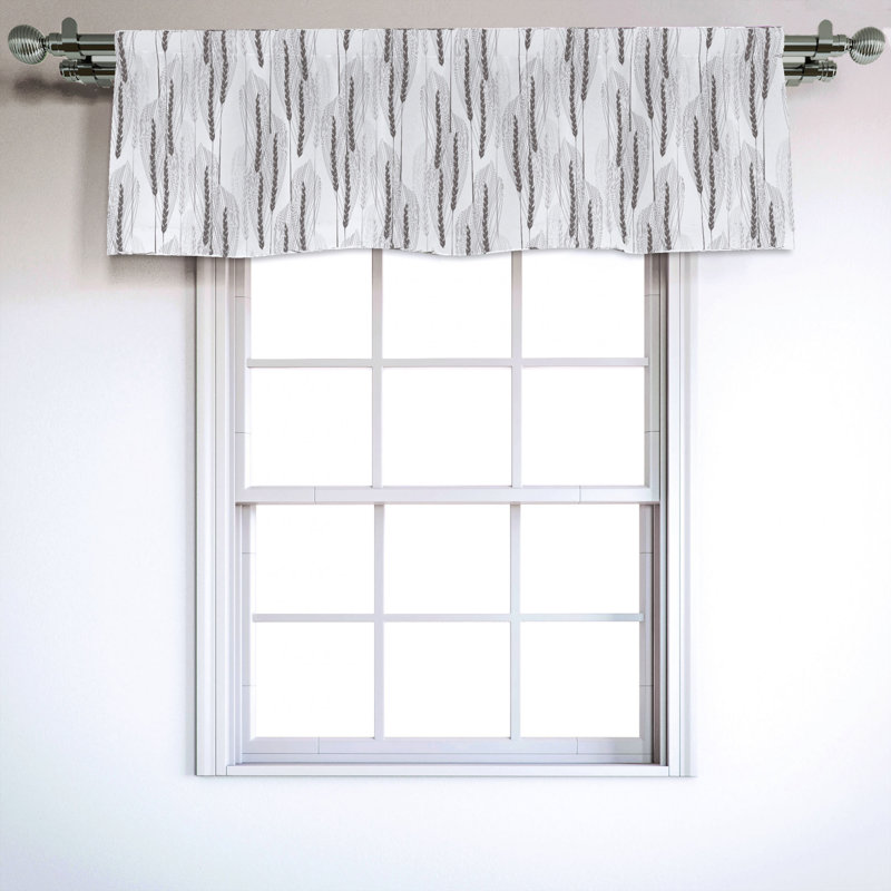 Sateen Ruffled Window Valance