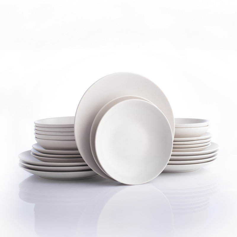 Service de table 24 pièces Porto By Stone Lain Semplice, Blanc