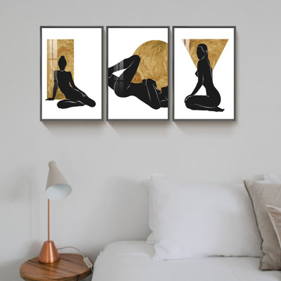 Art encadré sur toile 3 pièces