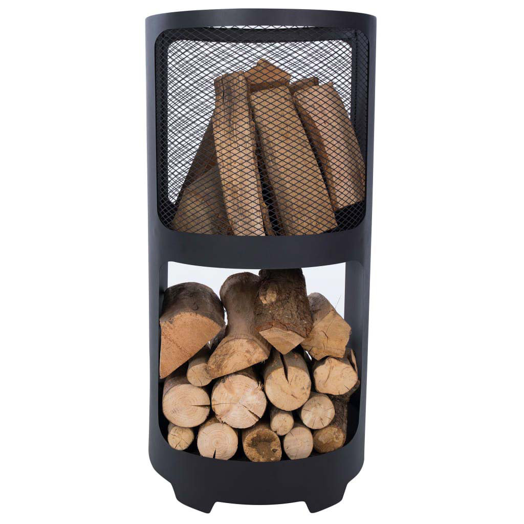 Hallmar 90Cm H x 44Cm W Steel Wood Burning Outdoor Fire Pit