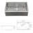 30"X19"X10" Undermount Workstation Sink Of 16 Gauge Stainless Steel, With Built-In Ledge For Accessories Movement, X-Shaped Water Guide Efficient Drain, R10 Corners Food Placement, Condensation