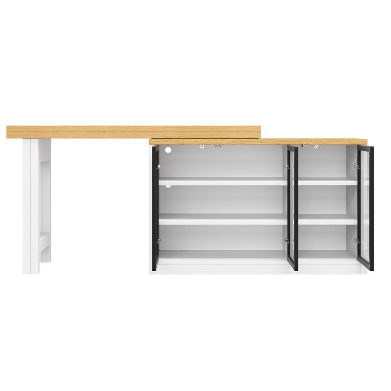 197 cm W Kitchen Island with