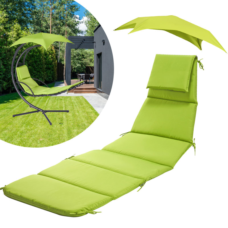 Coussin de siège Nagina, H 2 po x l 27 po x P 88 po, Vert