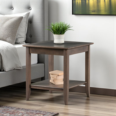 Hicklin Accent Table in Oyster Gray