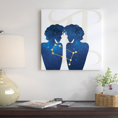 Étoiles des Gémeaux, impression sur toile tendue
