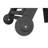 Oversized Patio Chair With 5 Positions, Wheels & Cup Holder, Black For Deck, Pool, Outdoor, Garden 5 Chaise Lounge, , Weather , Patio,-1266350117