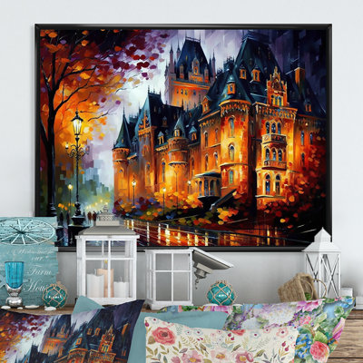 «Chateau Frontenac in Winter III», reproduction sur toile