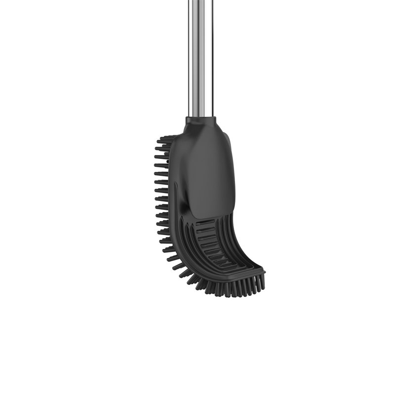 Leia Free-Standing Toilet Brush and Holder, Satin