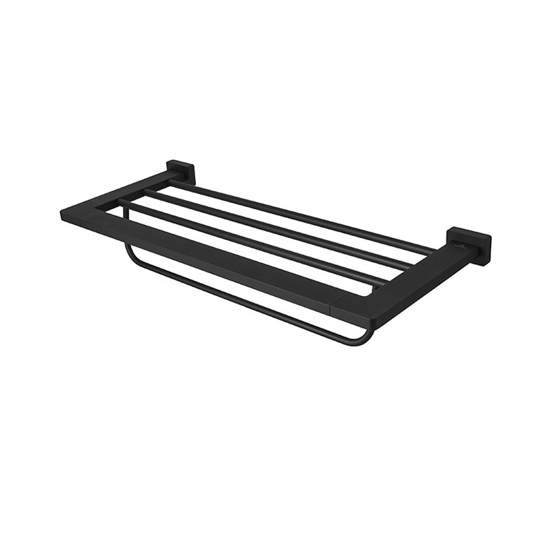 Urban-C Wall Mounted Towel Rack, Matte Black