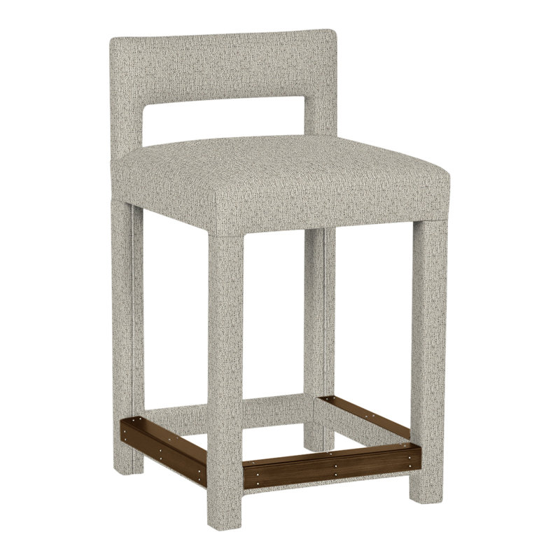 Thom Filicia 25.5'' Counter Stool, Havana, Tuck Metal