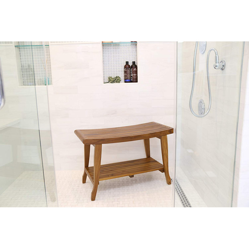 Banc de douche en teck Windcrest