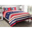 Ensemble de courtepointe réversible LHC Americana - couvre-lit en microfibre avec taies décoratives-1331390447