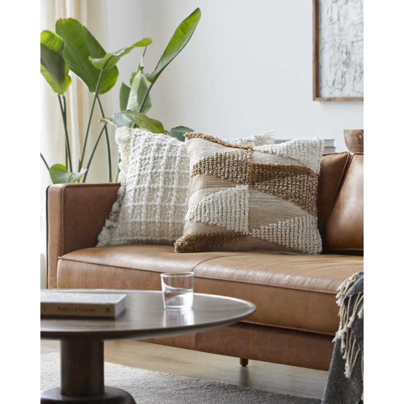 Chelmsford Geometric Reversible Throw Pillow, 18"H x 18"W, Polyester