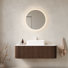 Meuble-lavabo de salle de bain mural 48 po avec lavabo Dina