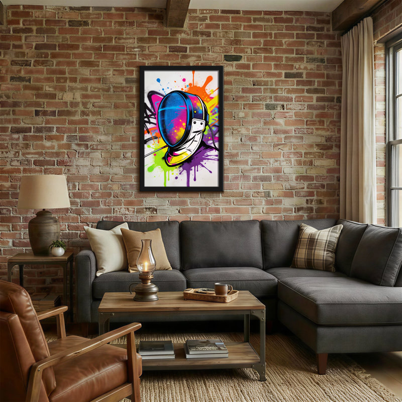 Impression sur toile Fashion Graffiti, H 30 po x l 20 po