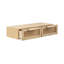 Rattan Floating Entryway Console Table