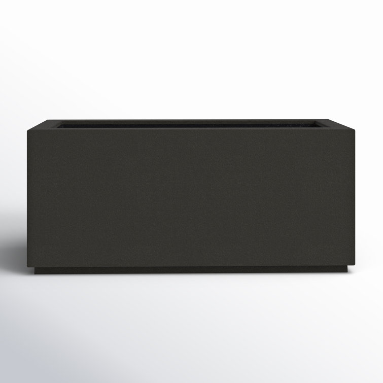 Gita Large Lightweight Outdoor 36" x 16" x 16" Trough Planter Box