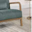 Chaise d'appoint en velours côtelé Sage Color 1pc