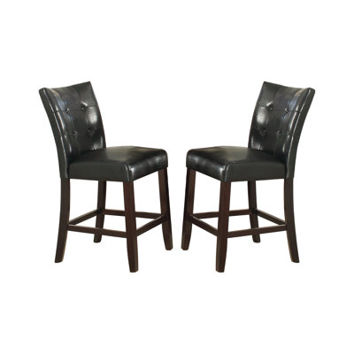Chaise haute rembourrée (ensemble de 2)