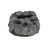 5-Tiered Concrete Tall Slim Fountain, 23.85"H –LED-Lit Column, Space-Saving Modern Outdoor Accent, All-Weather Resistant
