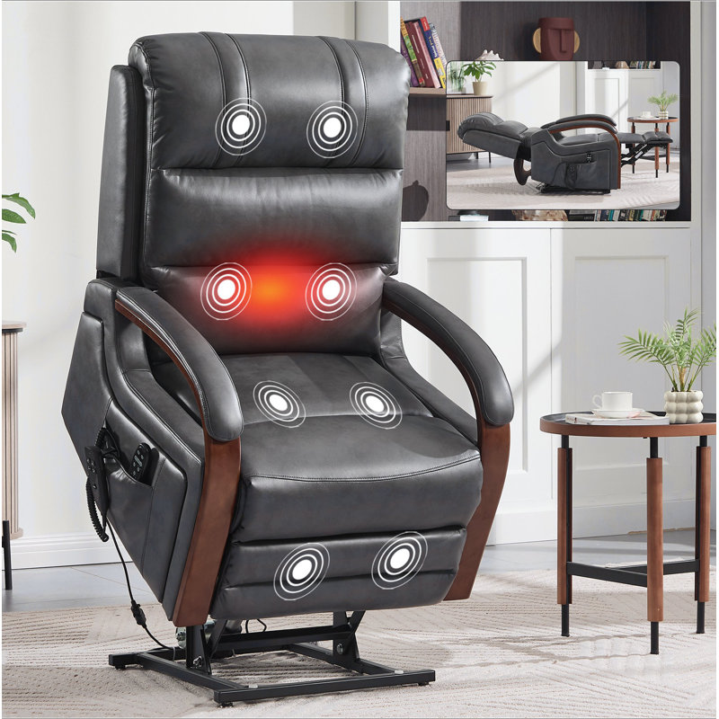 Fauteuil inclinable électrique gris Powerair