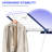 Metal Clothes Drying Rack, Foldable Laundry Rack with Sock Clips