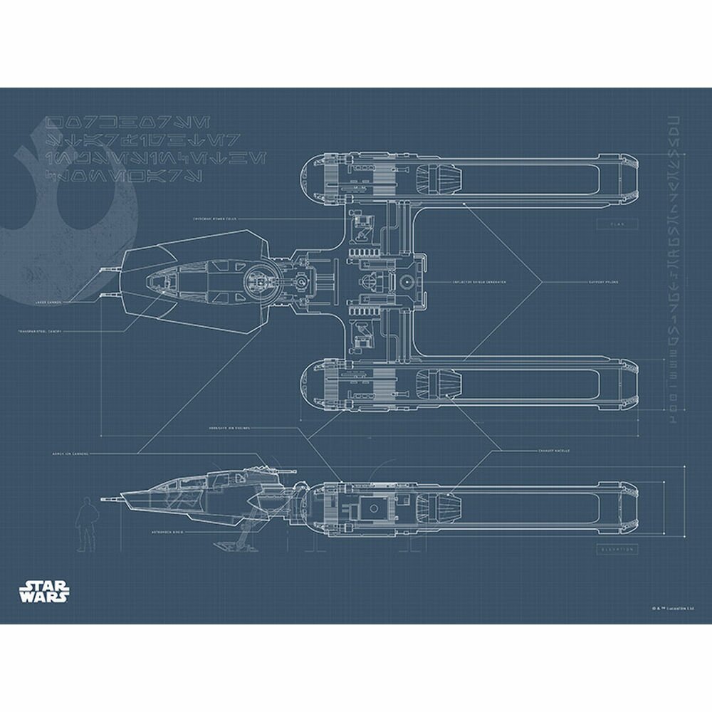 Poster Star Wars Ep9 Y-Wing