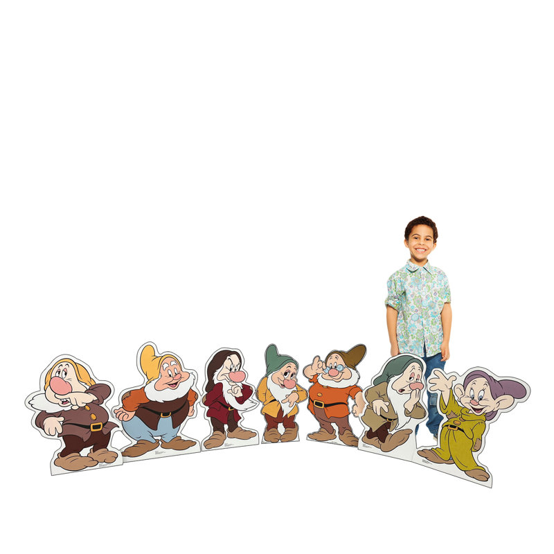 Seven Dwarves Group Life-Size Cardboard Stand-Up