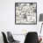 Distressed Black Framed Canvas