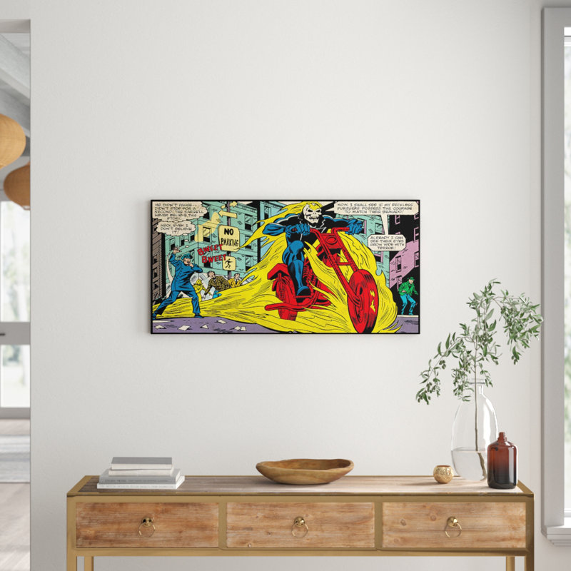 Ghost Rider Graphic Art Print on Canvas