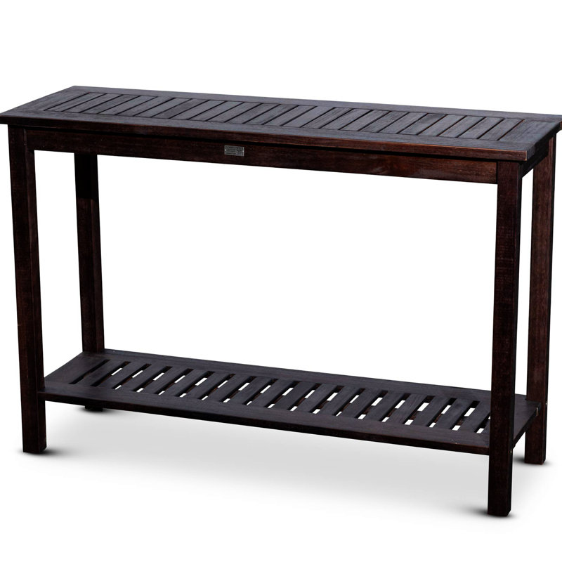 Console en bois massif 48 po Roehl, Espresso