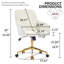 Chaise de bureau réglable, chambre à coucher à domicile, chaise pivotante ergonomique, siège à dossier, confortable pour les longues séances-531574439-531574438