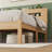 Gerrita Solid Bamboo and Metal Platform Bed with Integrated Headboard-651781912-670962500