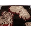 Tapis en laine à motif abstrait 6 x 8