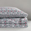 Ensemble de draps 3 pièces pour saut à ski gris, literie en flanelle douce pour un sommeil confortable et confortable-122563634