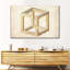 «Cream Cube Illusion» sur toile-382739416