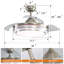 Ceiling Fan with LED Lights-20044652