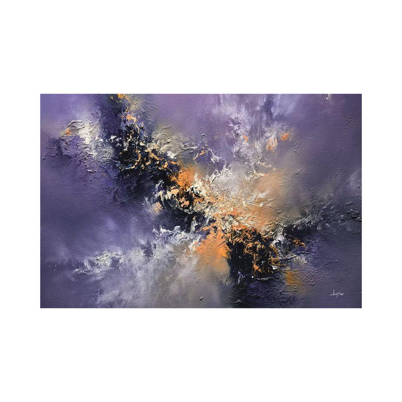 Lavender Storm by Christopher Lyter - Wrapped Canvas Gallery-Wrapped Canvas Giclée, 152.5 cm H x 101.5 cm W