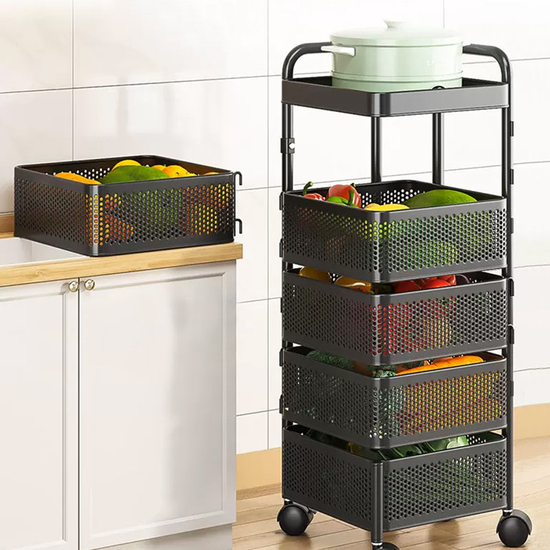 85cm H x 26cm W Utility Cart with Wheels