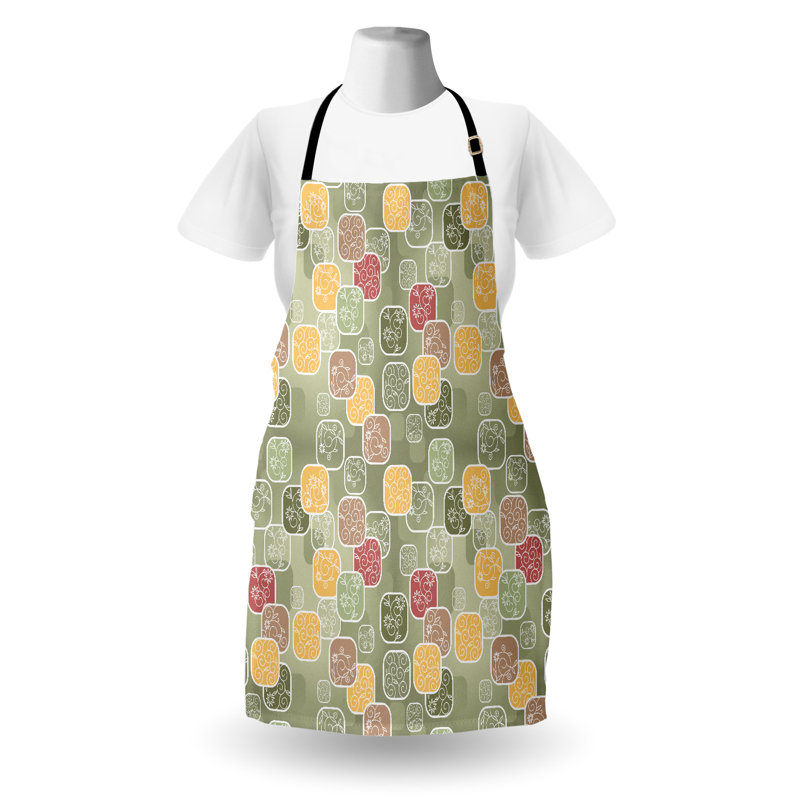 Geometric Shape Bib Apron