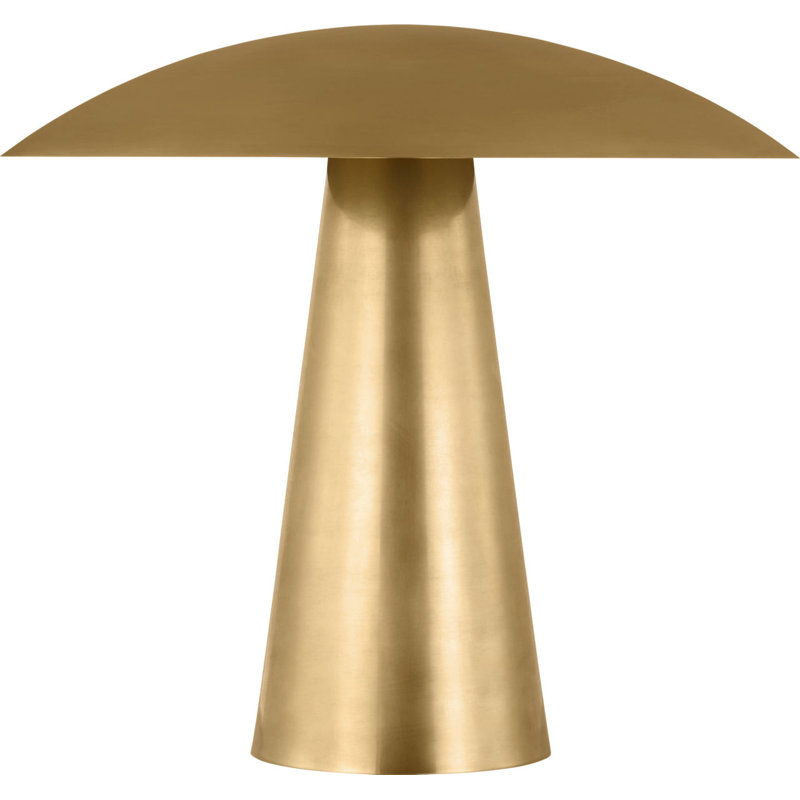Aegis Medium Table Lamp, Hand Rubbed Antique Brass