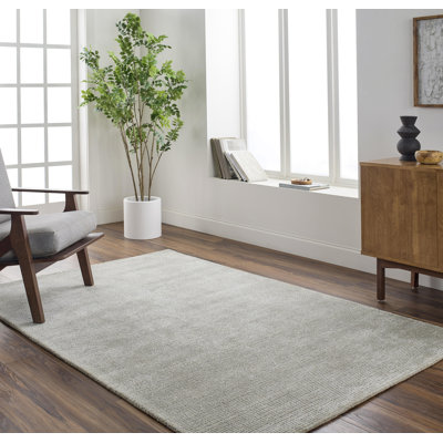 Slate Performance Solid Color Rug
