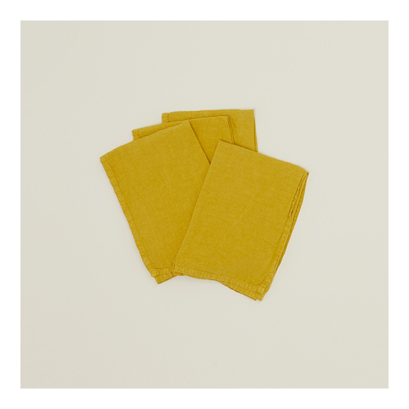 Simple Linen Napkin, Mustard