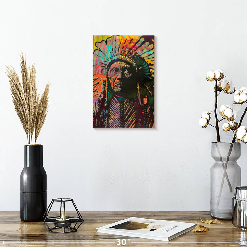 Leisha Native American I, 12" H x 8" W
