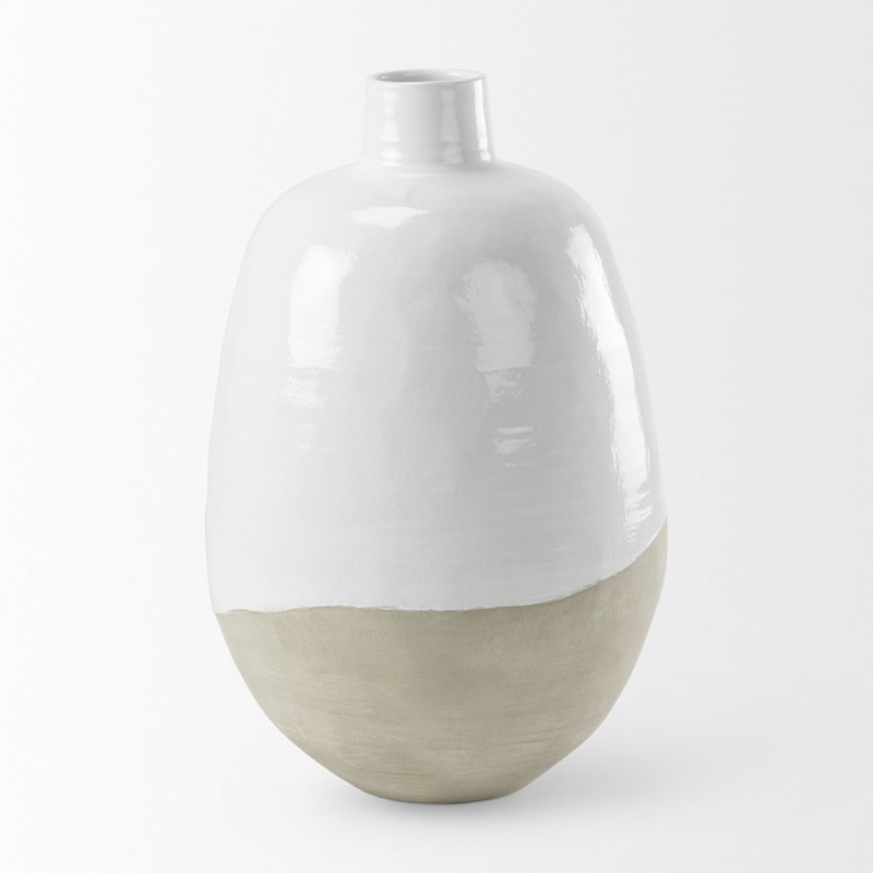 Vase de plancher en céramique Aveyah