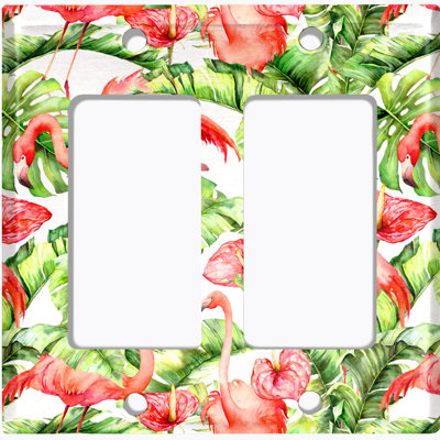 Patterned 2 - Gang Standard Wall Plate