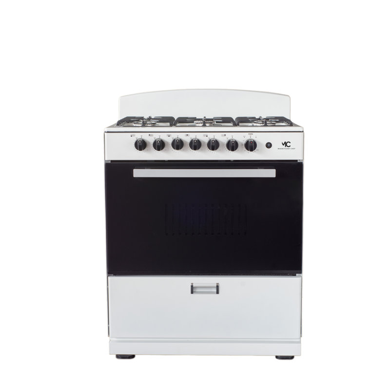 30" Freestanding Range With 4.0 Cft Oven Capacity - 6 Italian Sabaf Sealed Burners â€“, White