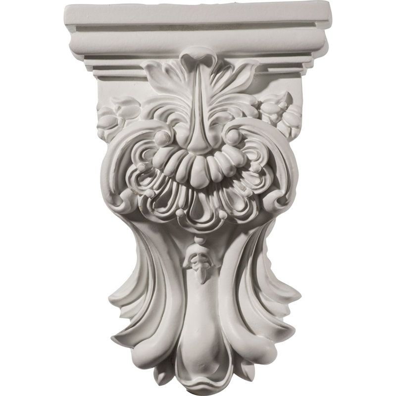 Endurathane Hillsborough Corbel, 5 3/8"W x 2 1/2"D x 7 3/4"H, Factory Primed